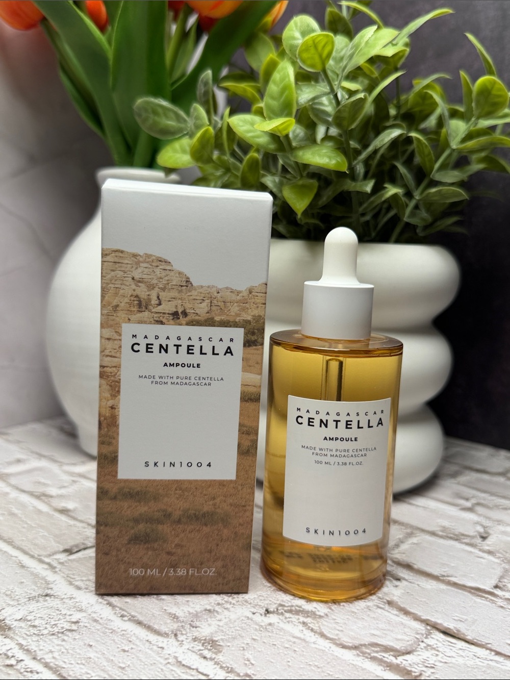 Skin1004 Madagascar Centella Ampoule - Golden Face Serum for Sensitive Skin